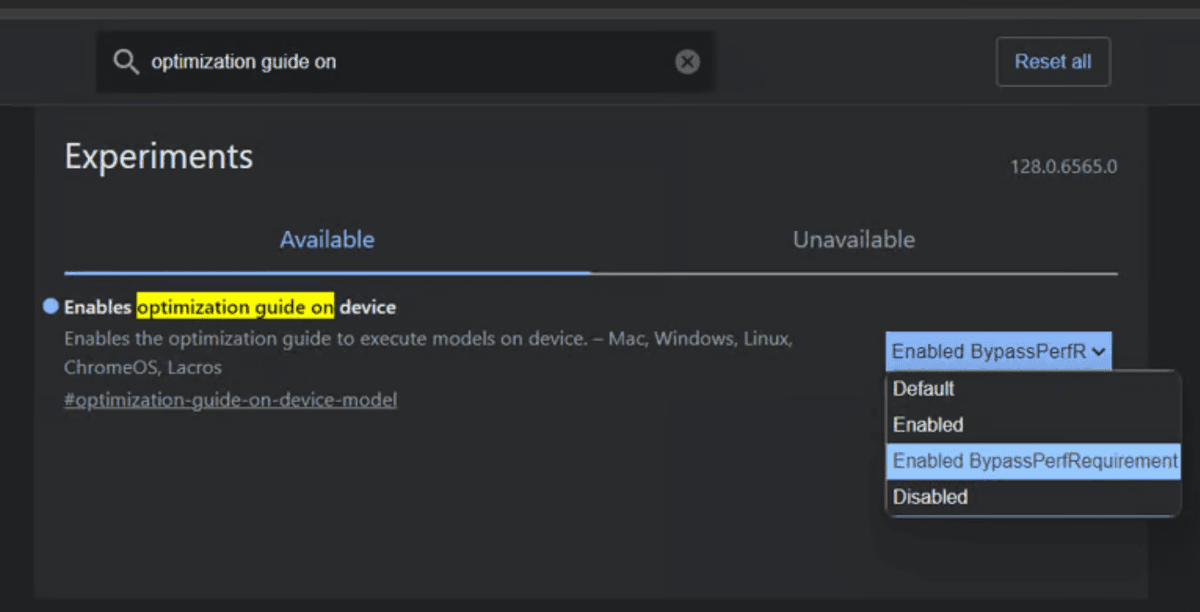 enabled-opttimization-guide-on-device